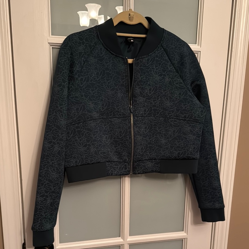 Balance Athletica Dark Green Bomber Jacket